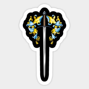 Medieval Sword Sticker